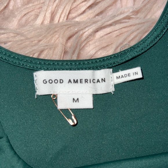 Good American Modern Tank Bodysuit in Dark Pine - Picture 6 of 7